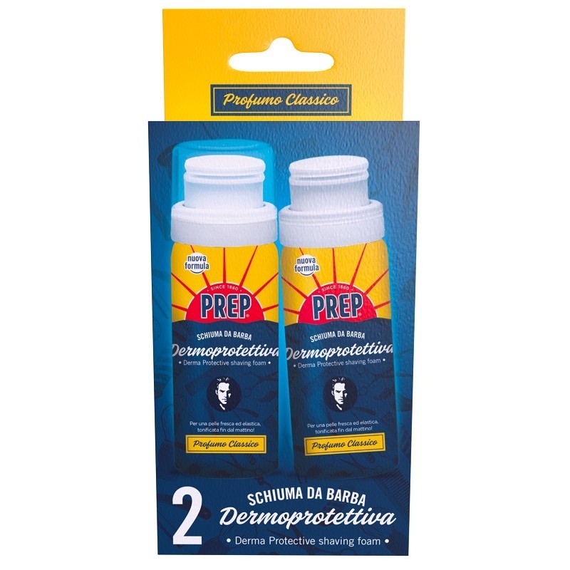 PREP SCHIUMA BARBA CLASSICA 2 PEZZI DA 50 ML PREP SCHIUMA BARBA CLASSICA 2 PEZZI DA 50 ML