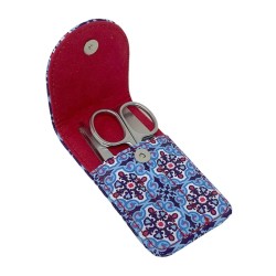 COLORS KIT MANICURE LIGHT BLUE 1 FORBICE + 1 LIMA + 1 PINZETTA