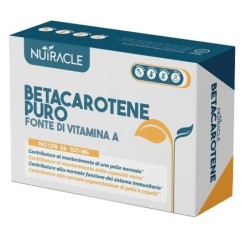NUTRACLE BETACAROTENE PURO 160 COMPRESSE DA 100 MG