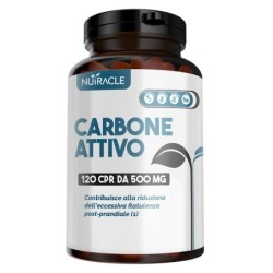 NUTRACLE CARBONE ATTIVO 120 COMPRESSE DA 500 MG