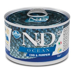 N&D DOG OCEAN CODFISH & PUMPKIN 140 G