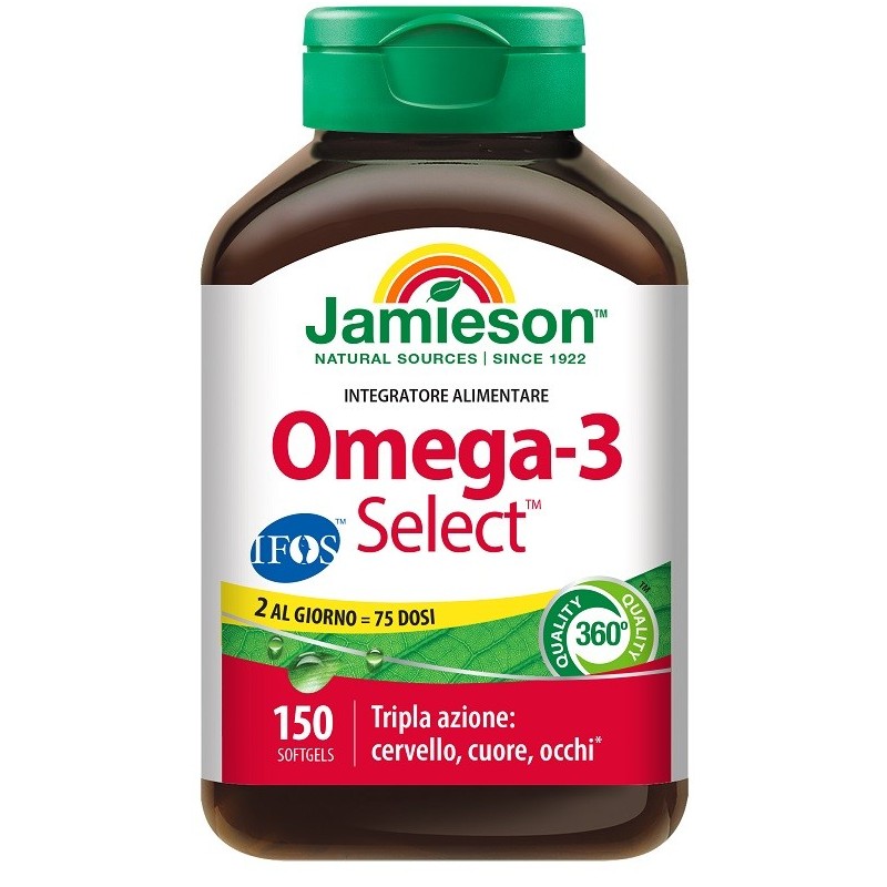 JAMIESON OMEGA 3 SELECT IFOS 150 SOFTGEL