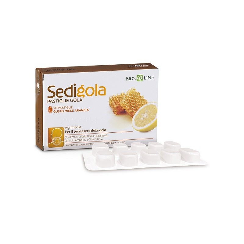 APIX SEDIGOLA MIELE ARANCIA 20 PASTIGLIE