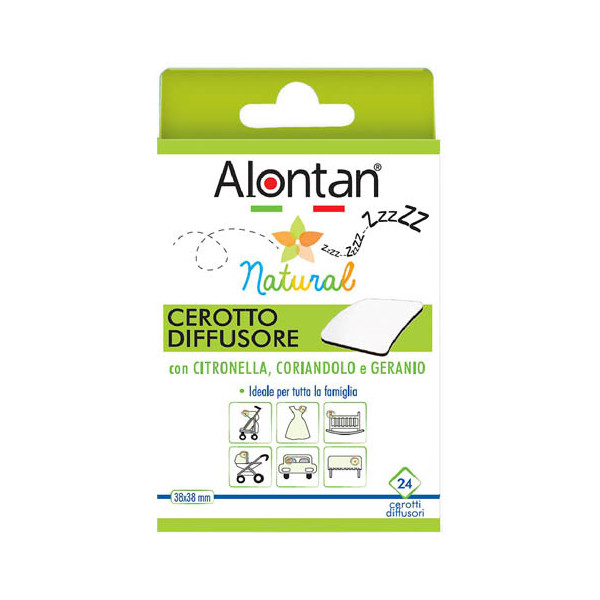 ALONTAN NATURAL CEROTTO ANTIZANZARA ADESIVO 21 PEZZI