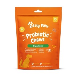 ZESTY PAWS PROBIOTIC 60 CHEWS PUMPKIN