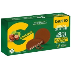 GIUSTO SENZA GLUTINE DISCO WAFER CIOCCOLATO AL LATTE 3 X 24 G