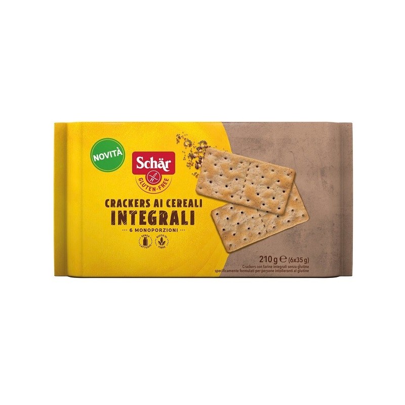 SCHAR CRACKERS CEREALI INTEGRALI 6 PEZZI DA 35 G
