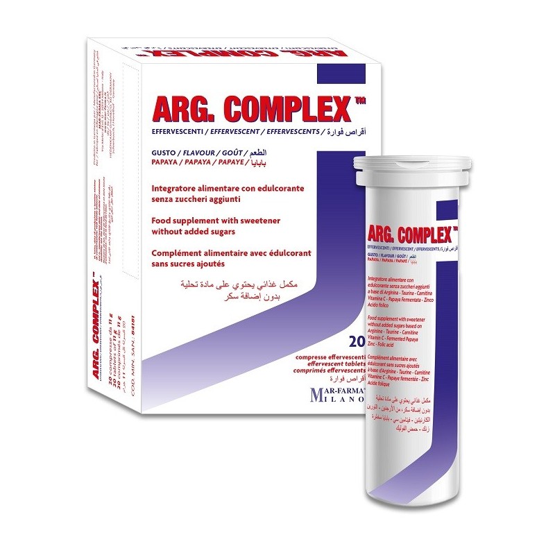 ARG COMPLEX 20 COMPRESSE EFFERVESCENTI