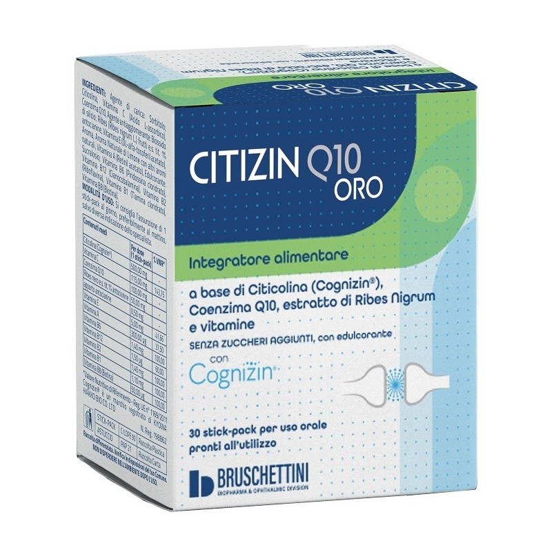 CITIZIN Q10 ORO 30 STICK-PACK OROSOLUBILI DA 3 G
