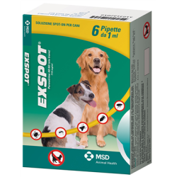 EXSPOT*6PIP 1ML 715MG/ML CANI