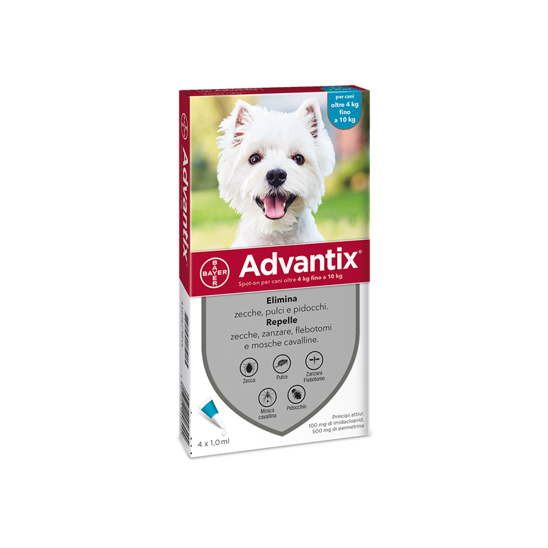 ADVANTIX SPOT ON*4PIP 4-10KG ADVANTIX SPOT ON*4PIP 4-10KG