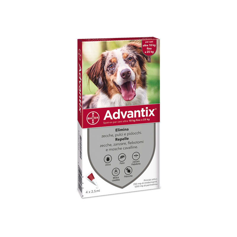 ADVANTIX SPOT ON*4PIP 10-25KG ADVANTIX SPOT ON*4PIP 10-25KG