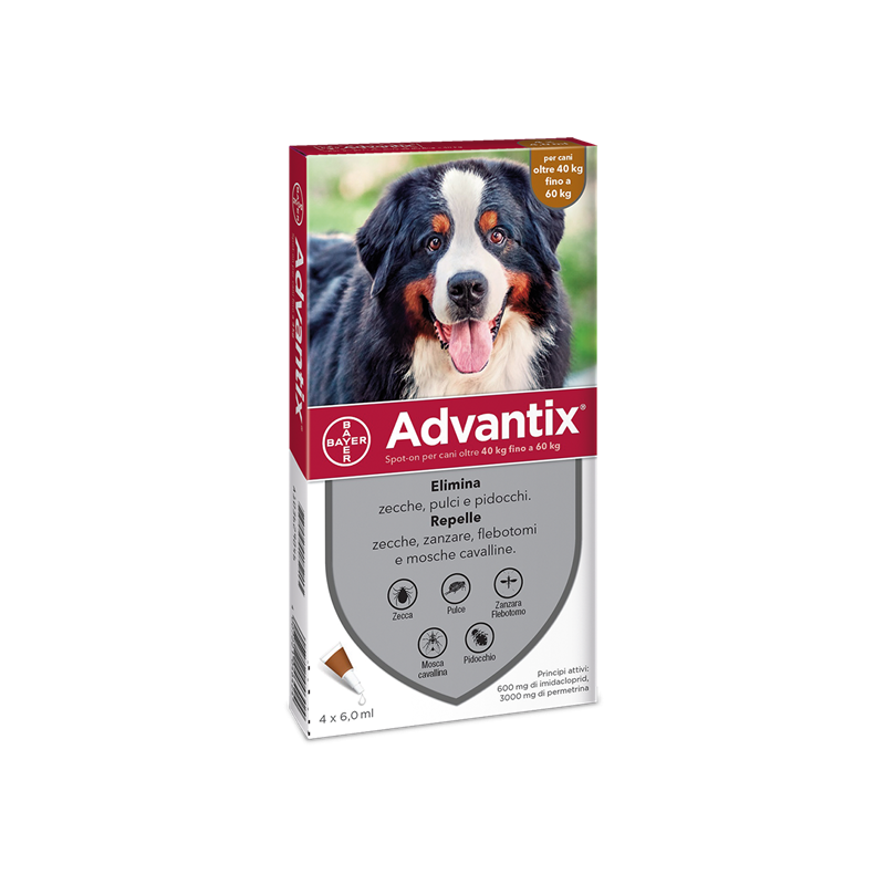 ADVANTIX SPOT ON*4PIP 40-60KG ADVANTIX SPOT ON*4PIP 40-60KG