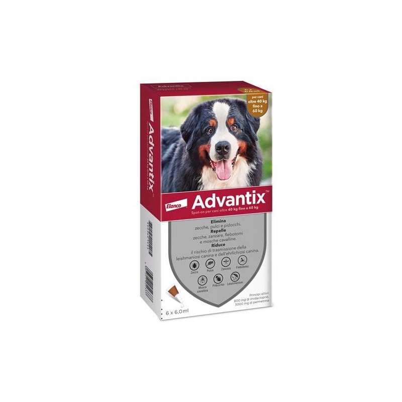 ADVANTIX SPOT ON*6PIP 40-60KG ADVANTIX SPOT ON*6PIP 40-60KG