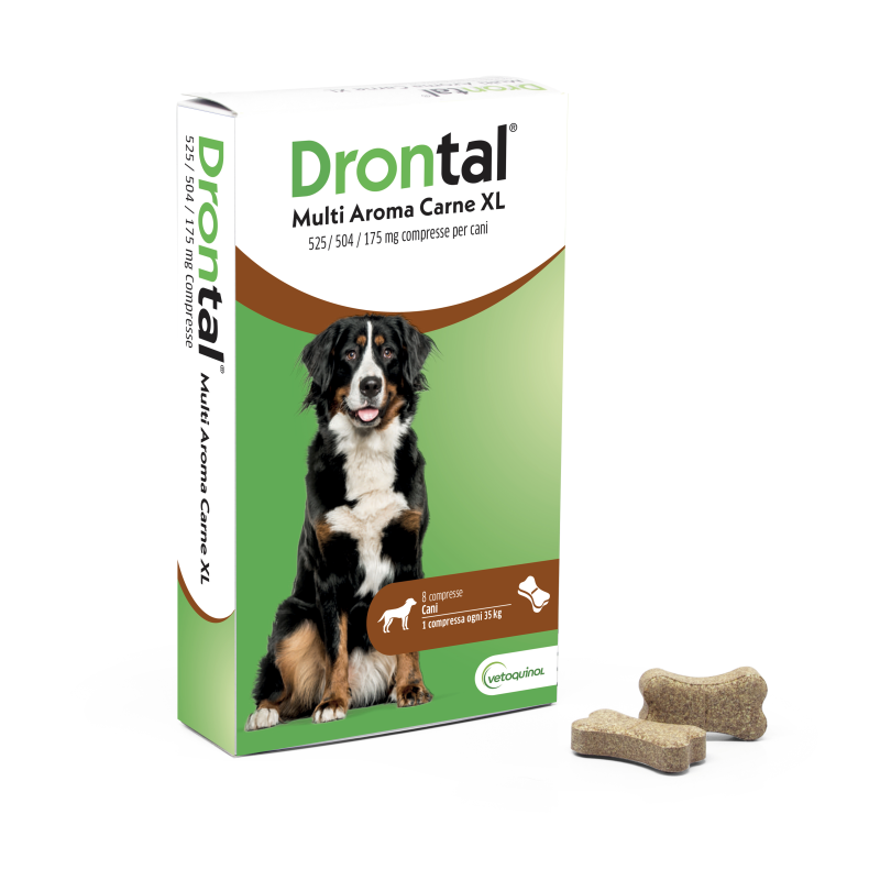 DRONTAL MULTI AR CARNE XL*8CPR DRONTAL MULTI AR CARNE XL*8CPR