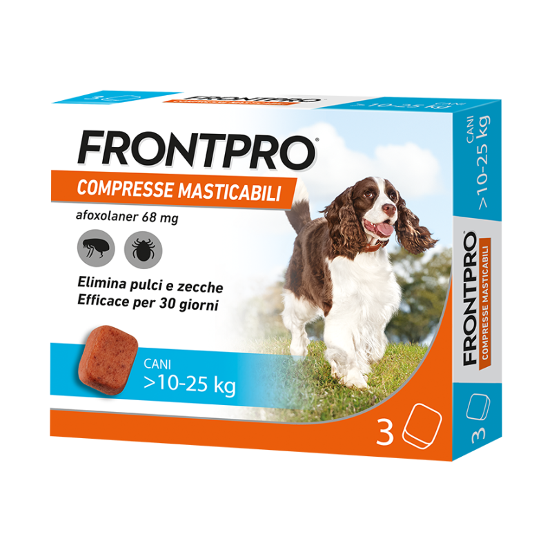 FRONTPRO*3CPR 10-25KG 68MG