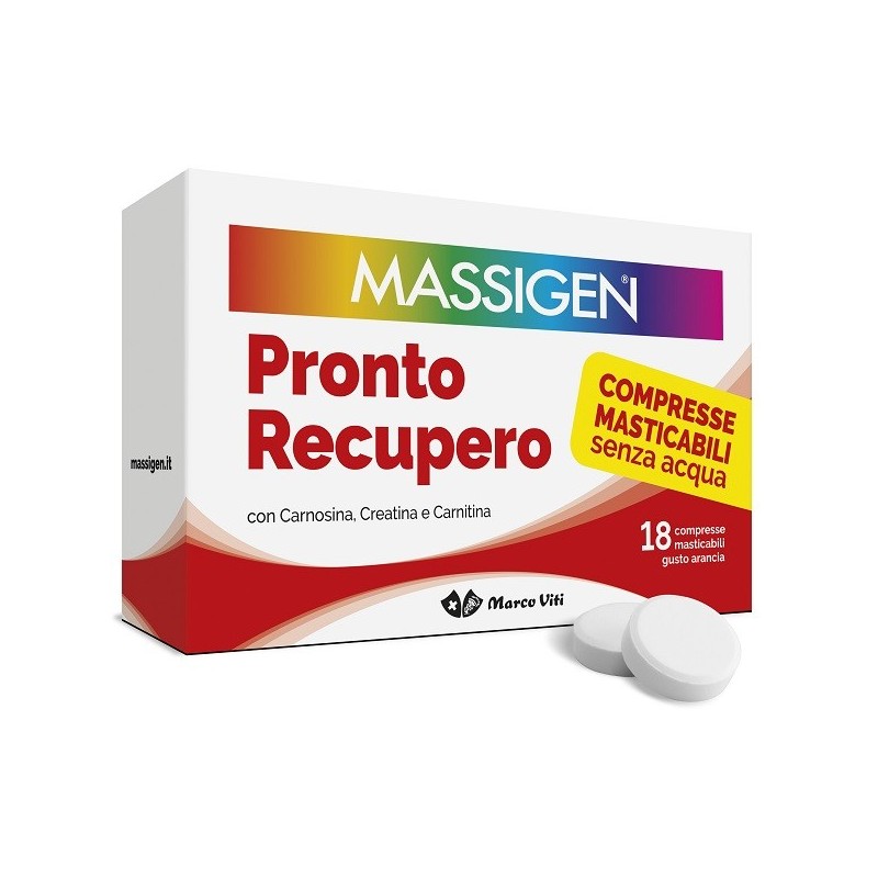 MASSIGEN PRONTO RECUPERO 18 COMPRESSE MASTICABILI