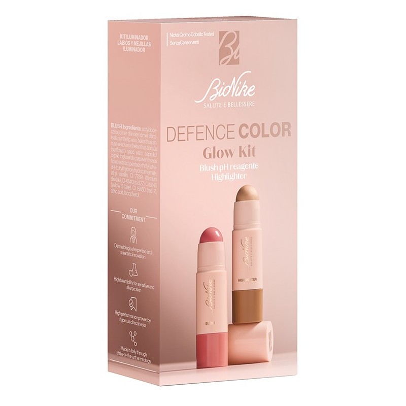 DEFENCE COLOR GLOW KIT ILLUMINANTE 7 ML + LIP&CHEEK BLUSH 5 ML
