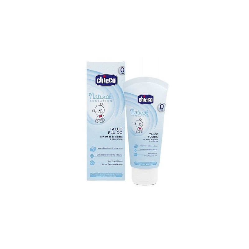 CHICCO TALCO FLUIDO NATURAL SENSATION 100 ML