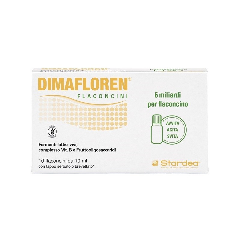DIMAFLOREN 6MLD 10 FLACONCINI DA 10 ML SENZA GLUTINE