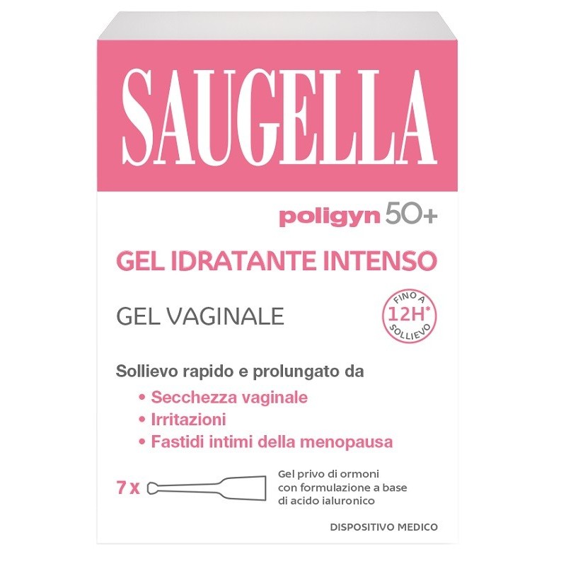 SAUGELLA POLIGYN 50+ GEL IDRATANTE INTENSO 7 TUBETTI MONODOSE DA 4 ML