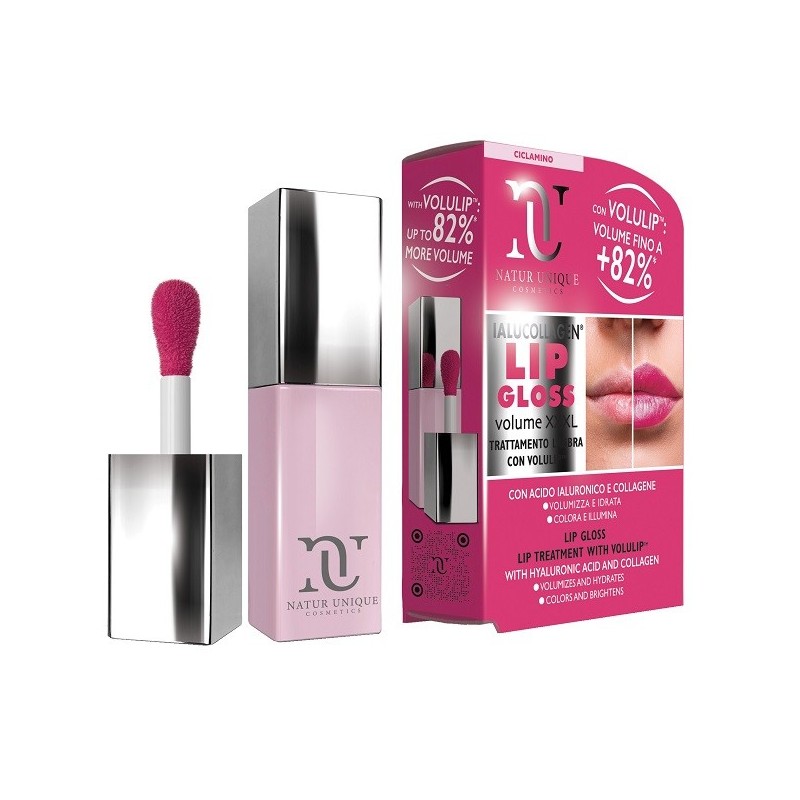 NATUR UNIQUE IALUCOLLAGEN LIP GLOSS VOLUME XXXL CICLAMINO