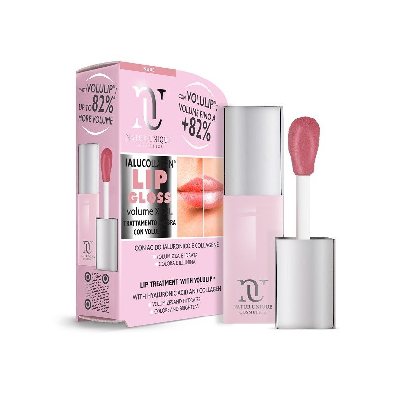 NATUR UNIQUE IALUCOLLAGEN LIP GLOSS VOLUME XXXL NUDE 8 ML