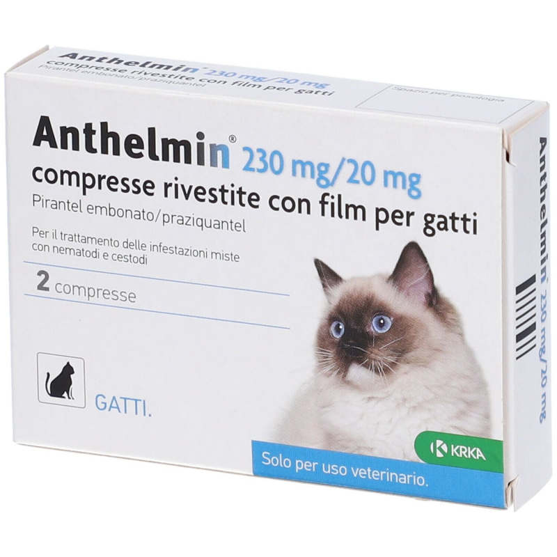 ANTHELMIN*2CPR 230+20MG GATTO