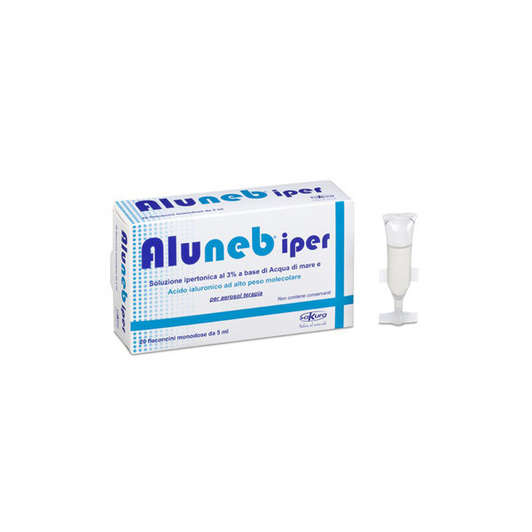ALUNEB SOLUZIONE IPERTONICA 20 FLACONCINI MONODOSE DA 5 ML