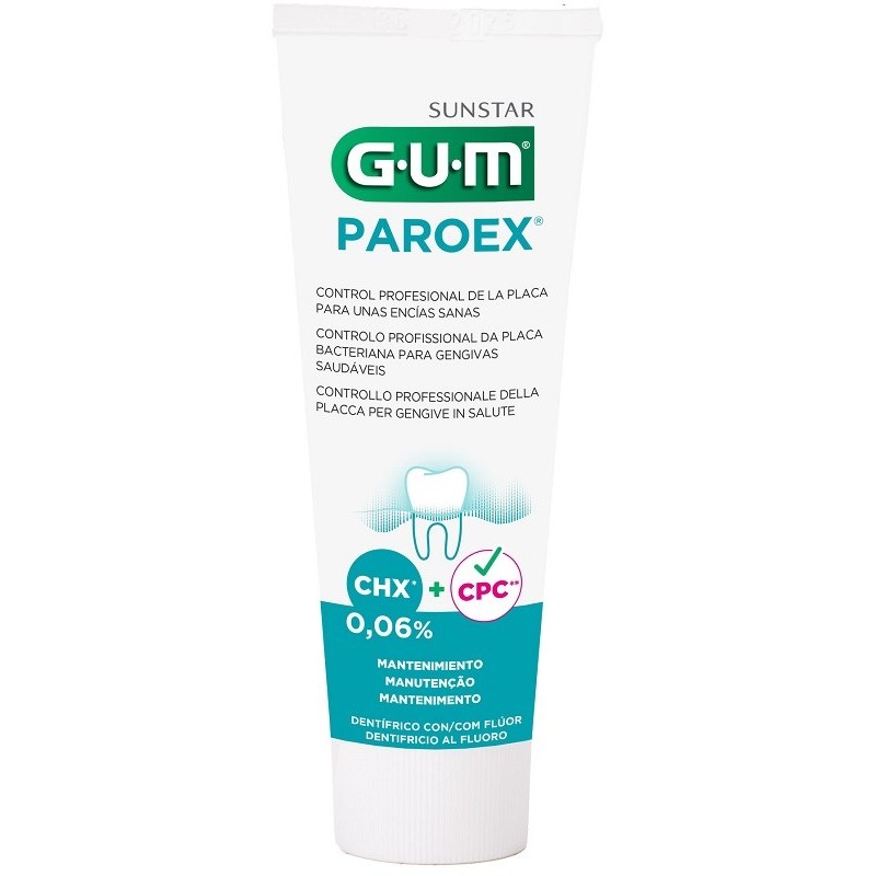 GUM PAROEX 0,06 CHX DENTIFRICIO AL FLUORO 75 ML