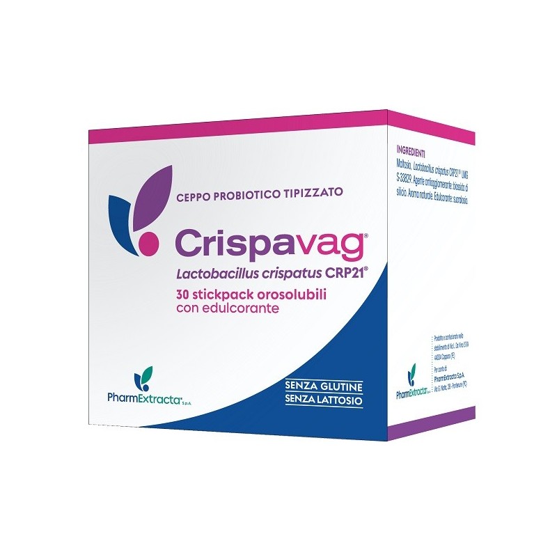 CRISPAVAG 30 STICK 1,2 G CON EDULCORANTE SENZA GLUTINE SENZA LATTOSIO