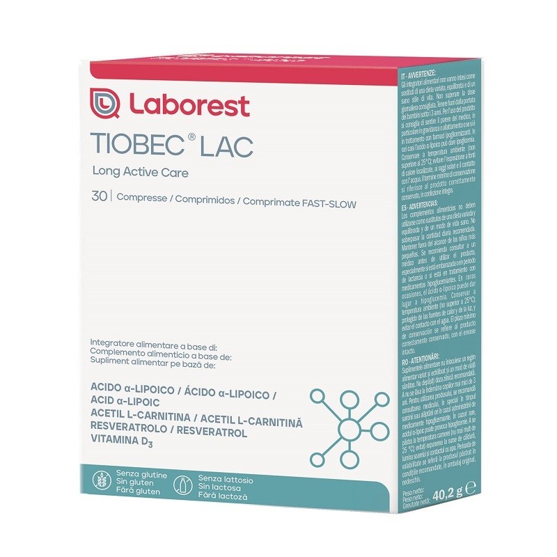 TIOBEC LAC 30 COMPRESSE