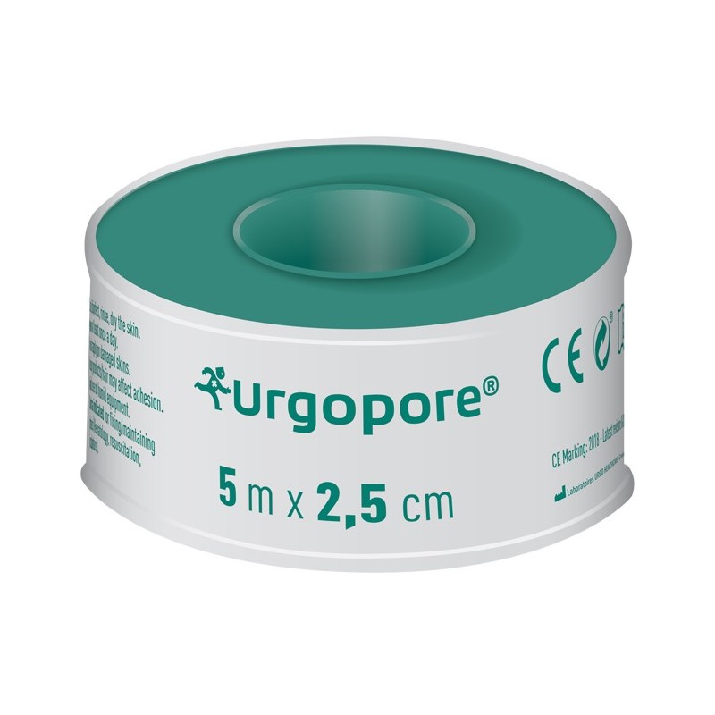 CEROTTO IN ROCCHETTO URGO URGOPORE 5 M X 2,5 CM CEROTTO IN ROCCHETTO URGO URGOPORE 5 M X 2,5 CM