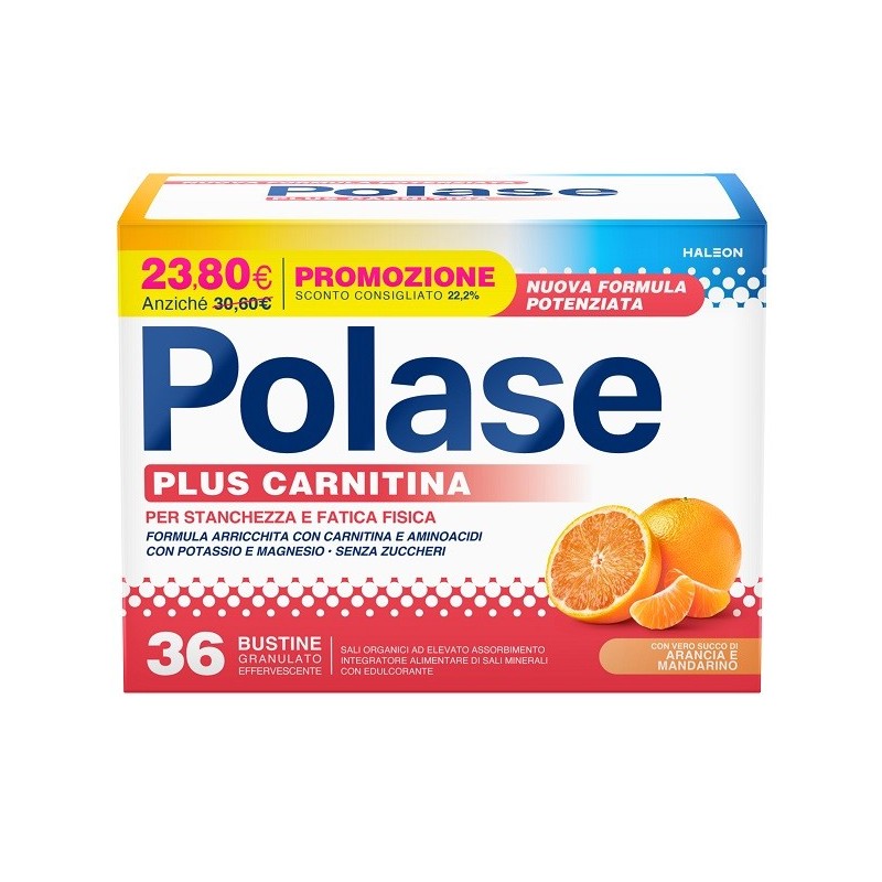 POLASE PLUS CARNITINA PROMO 36 BUSTINE GRANULATO EFFERVESCENTE DA 6,8 G