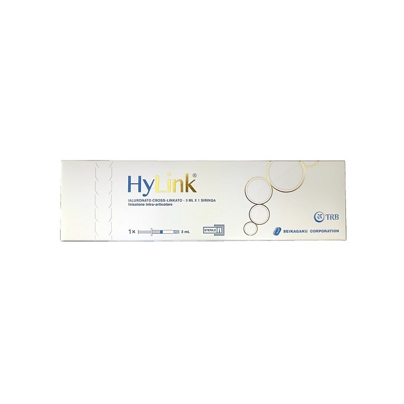 SIRINGA PRERIEMPITA INTRA-ARTICOLARE HYLINK ACIDO IALURONICO 3 ML