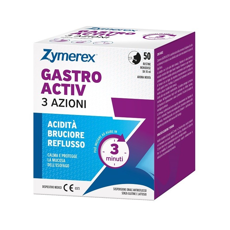 ZYMEREX GASTRO ACTIV 3 AZIONI 50 BUSTINE DA 10 ML