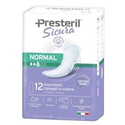 PRESTERIL SICURA ASSORBENTE INCONTINENZA NORMAL 12 PEZZI
