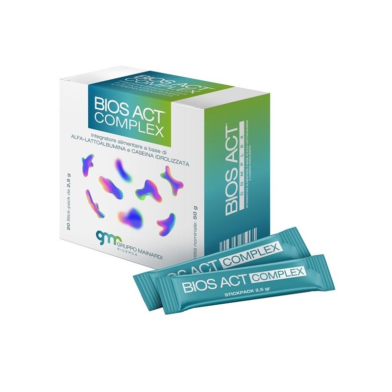 BIOS ACT COMPLEX 20 STICK PACK 2,5 G CONTIENE DERIVATI DEL LATTE