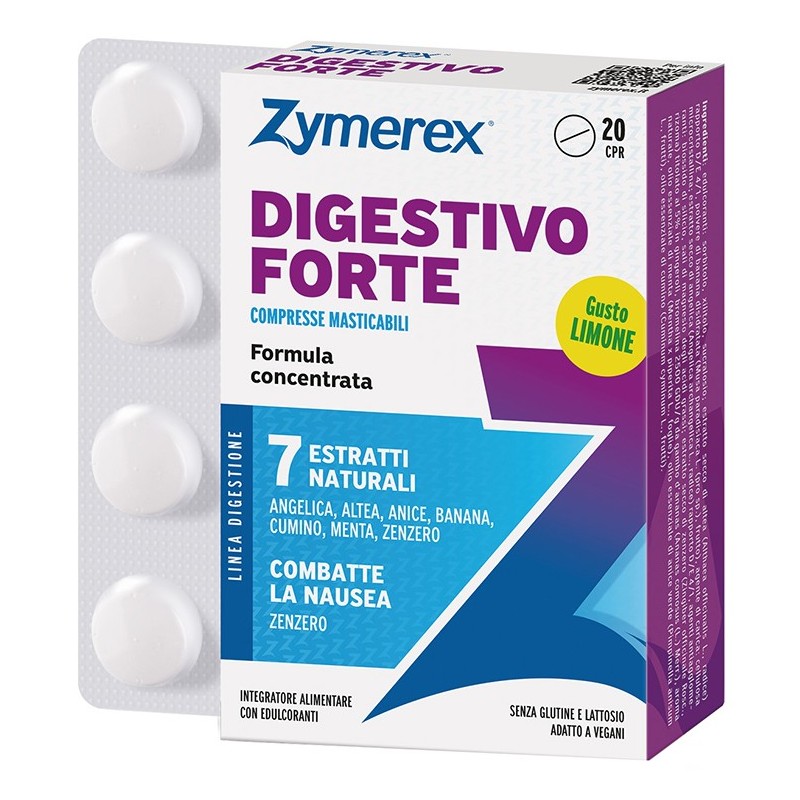 ZYMEREX DIGESTIVO FORTE LIMONE 20 COMPRESSE