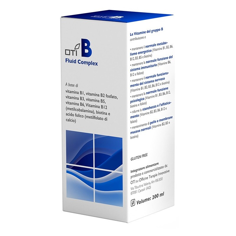 OTI B FLUID COMPLEX 200 ML SENZA GLUTINE
