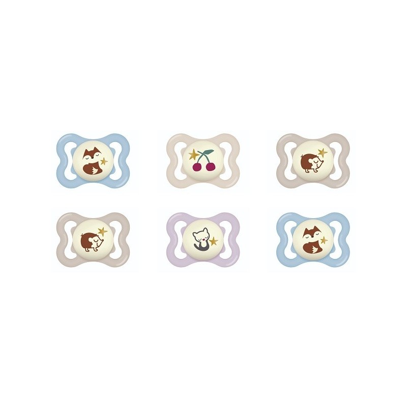 MAM SUCCHIETTO SUPREME NIGHT 2-6 MESI SILICONE 1 PEZZO