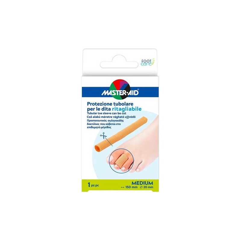 PROTEZIONE TUBOLARE MASTER-AID FOOTCARE RITAGLIABILE 15 CM 20 MM MEDIUM C7