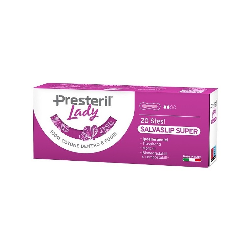 LADY PRESTERIL SALVASLIP SUPER STESI 20 PEZZI LADY PRESTERIL SALVASLIP SUPER STESI 20 PEZZI