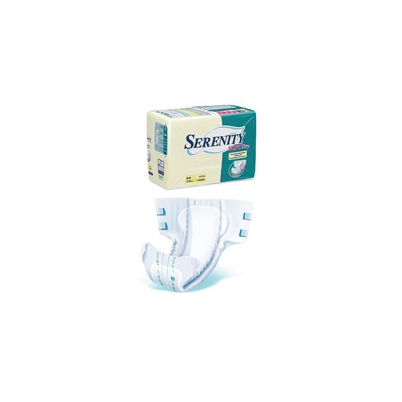PANNOLONE PER INCONTINENZA SERENITY SOFTDRY FORMATO MAXI TAGLIA MEDIUM 15 PEZZI