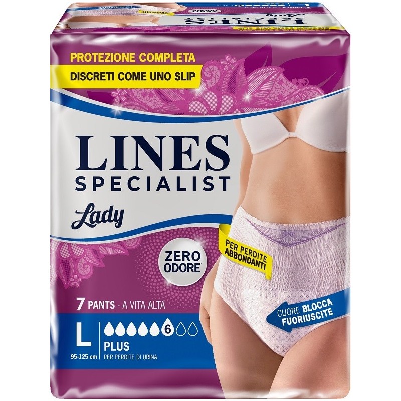 LINES SPECIALIST PANTS LADY PLUS L FARMA 7 PEZZI