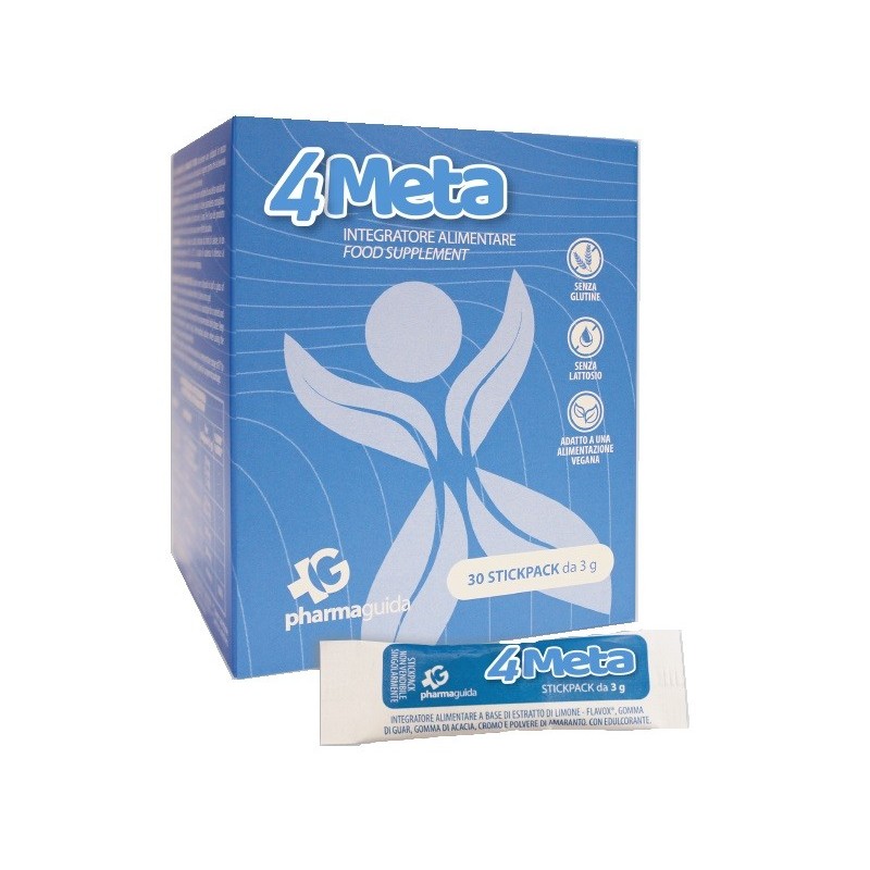 4META 30 STICKPACK DA 3 G SENZA GLUTINE SENZA LATTOSIO