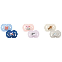 MAM SUCCHIETTO ORIGINAL 16+ MESI SILICONE 2 PEZZI