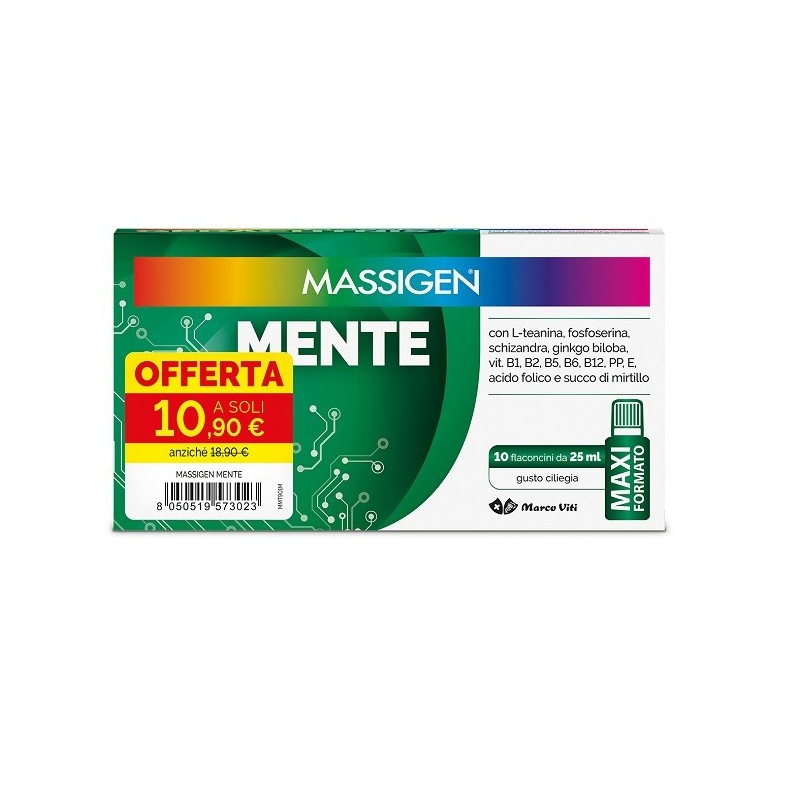 MASSIGEN MENTE 10 FLACONCINI DA 250 ML 10,90 E