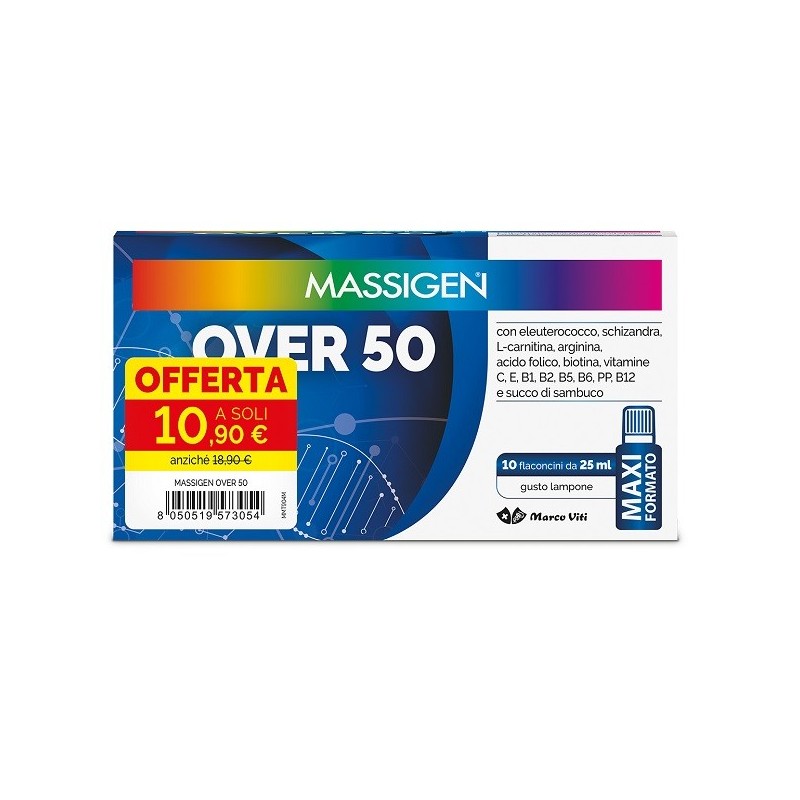 MASSIGEN OVER 50 10 FLACONCINI DA 25 ML 10,90 E