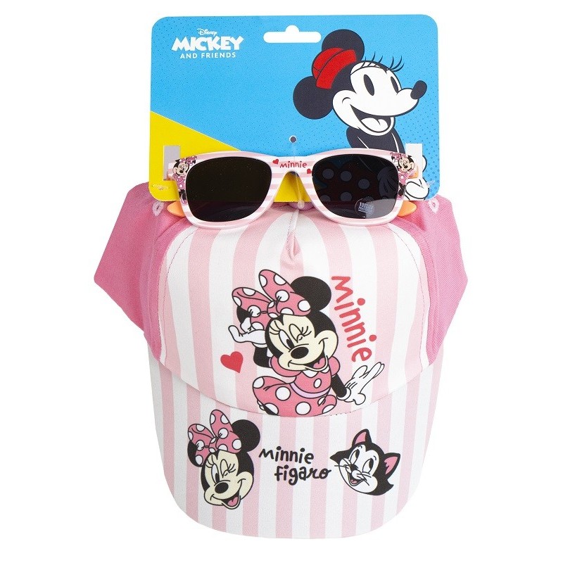 MICKEY AND FRIENDS SET CAPPELLO E OCCHIALI DA SOLE MINNIE FIGARO